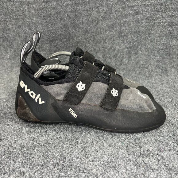 Evolv VTR3D Rock Climbing Shoes Men's Size 11.5 Black Athletic Hook And Loop - Picture 1 of 12